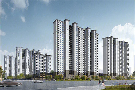 城东阳光华苑4室2厅2卫165m2毛坯房